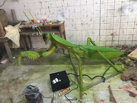 仿真昆虫雕塑制作三