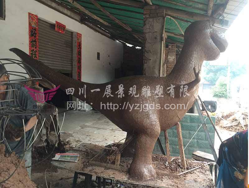卡通龙雕塑制作三