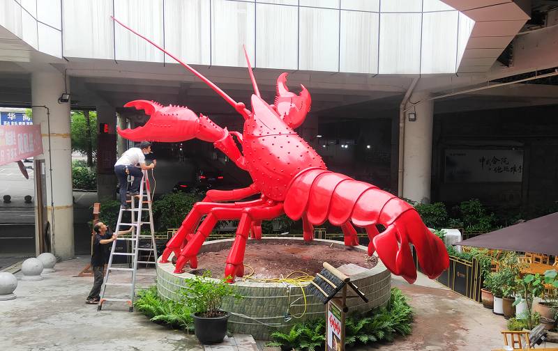 大型龙虾雕塑